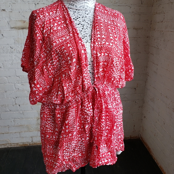 Victoria's Secret Other - Victoria's Secret Red Heart Kimono